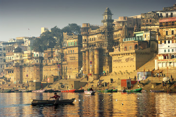 on the river Gange in Varanasi - 53935341