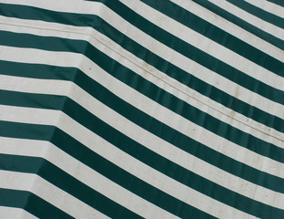 market place striped sail cover for stand in green