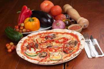 pizza vegetariana