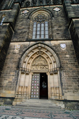 Fototapeta na wymiar The Capitular Church of Saint Peter & Paul, Prague