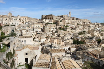 ancient Matera old town, unesco heritage, Italy