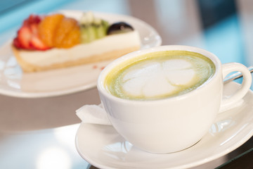 Green tea latte