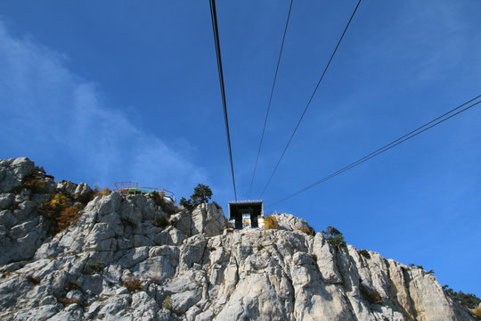 Cablecar station at Ai-Petri, Krimea