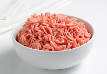 Raw minced pork