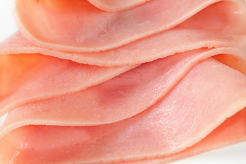 Thin slices of ham