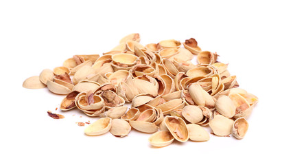 handful of pistachios husk