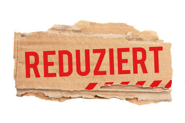Reduziert