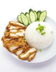 Roasted chicken rice