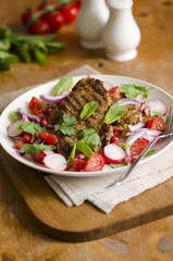 Sizzled masala lamb