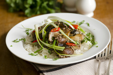 Beef stir-fry