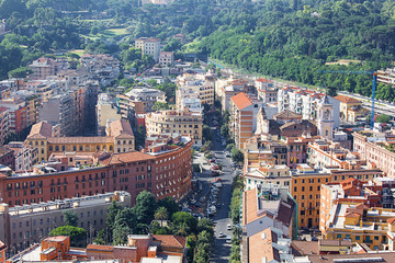 cityscape of Rome. Italy.