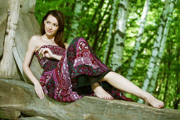 beautiful young woman