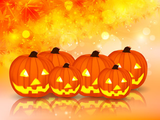 ハロウィン　かぼちゃ　おばけ