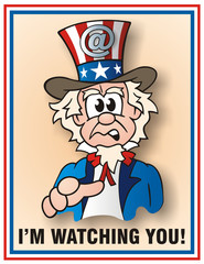 Uncle Sam is watching you