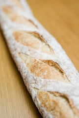 Closeup of baguette