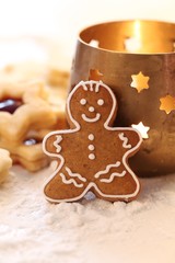 Christmas cookies still life.
