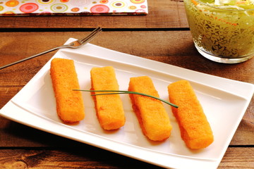 Varitas de merluza, fishfingers