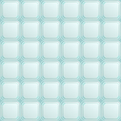 Seamless Pattern with Blue Square Buttons