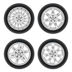 Obraz premium Car wheels
