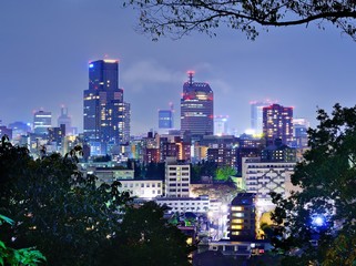 Fototapeta premium Centrum Sendai, Japonia