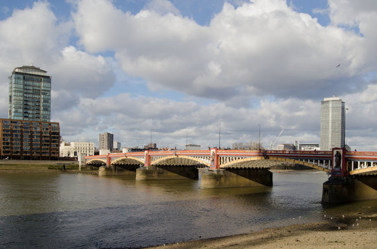 Vauxhall Bridge over River Thames