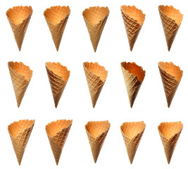 Wafer cups for ice-cream
