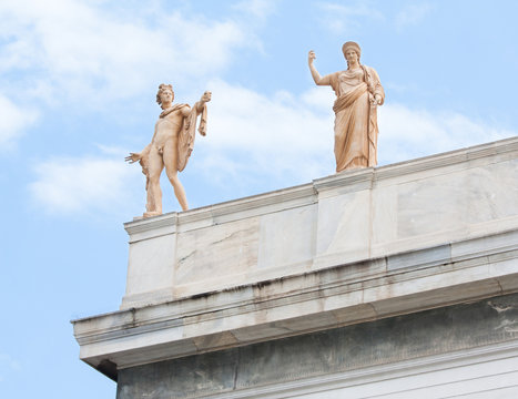 Apollo and Hera in Athens, Greece