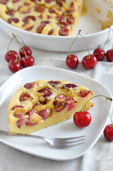 Clafoutis mit Kirschen