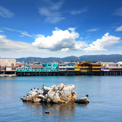 USA - Monterey Fisherman's Wharf (California) - obrazy, fototapety, plakaty