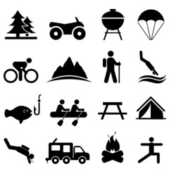 Leisure and recreation icons - 53966953