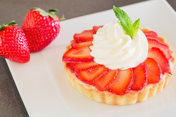 Strawberry Cream Tart