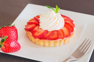 Strawberry Cream Tart