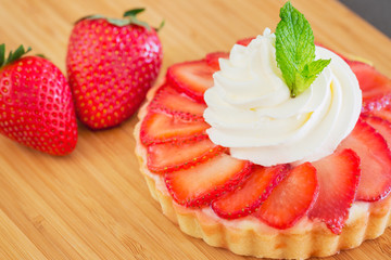 Strawberry Cream Tart