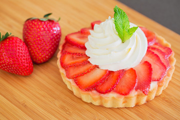 Strawberry Cream Tart