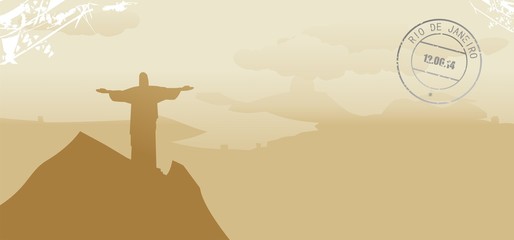 rio de janeiro abstract skyline