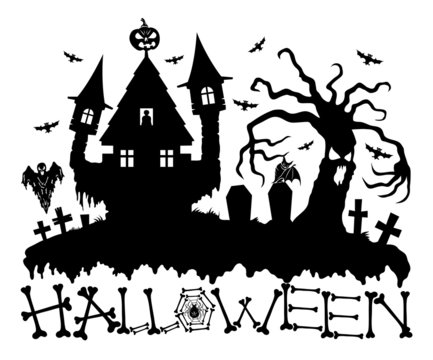 Halloween illustration.
