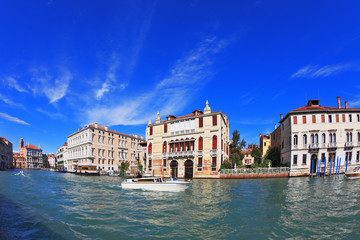 The famous Grand Canal in Venice