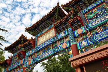Obraz premium Beijing, Lama Temple - Yonghe Gong Dajie