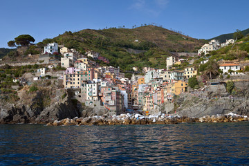 Fototapeta na wymiar Riomaggiore, Cinque Terre, Włochy