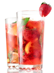 Berries Mojito with Energy Drink