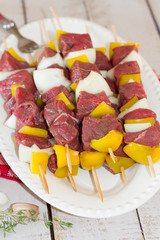 brochettes de boeuf