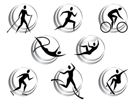 Icons of summer sports