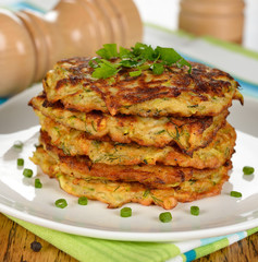 Zucchini pancakes