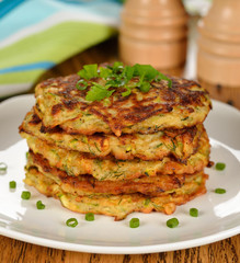 Zucchini pancakes