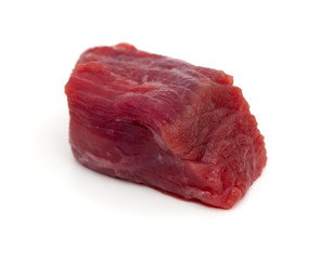 pieces of fresh beef