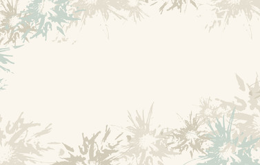 Light-blue abstract floral background, vector