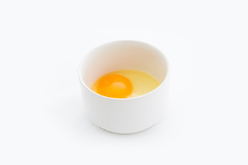 Egg in Ceramic cup