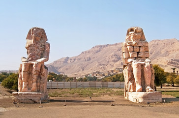 Colossi of Memnon at Luxor, Egypt