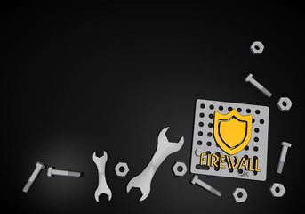 free app download symbol  with cute 3d character