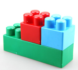 Plastic building blocks